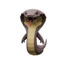 Spitting Cobra — a low-poly creature from Mytharus