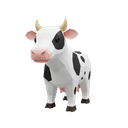 Cow — a low-poly creature from Mytharus