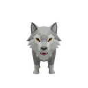 Wolf — a low-poly creature from Mytharus